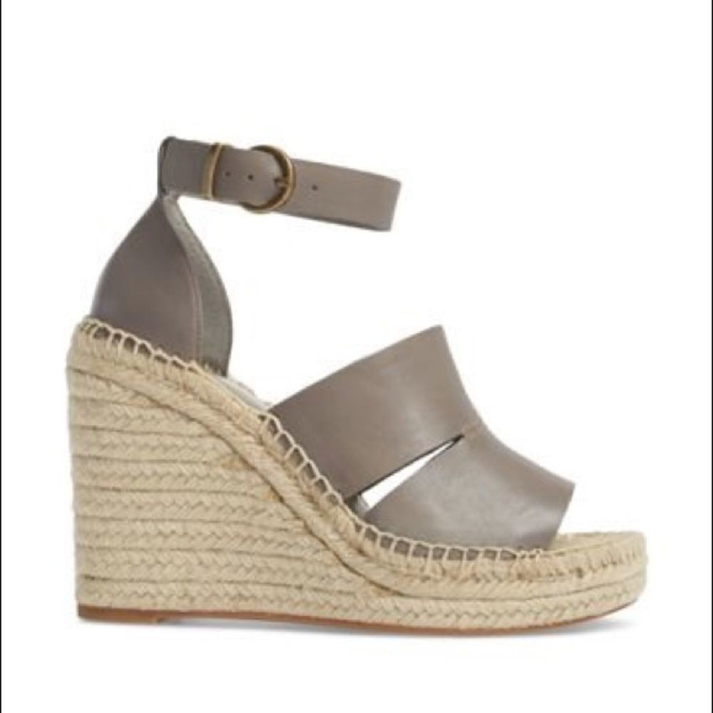 Treasure & Bond Sanibel Platform Leather Wedge